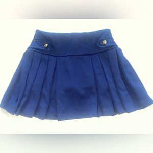 Ralph Lauren Girls Pleated Ponte Skort - 4T Navy